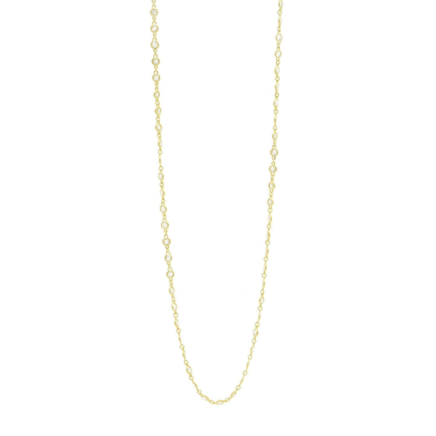 Bezel Set Radiance Wrap Chain