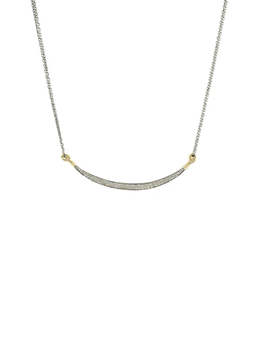 Diamond Bar Necklace