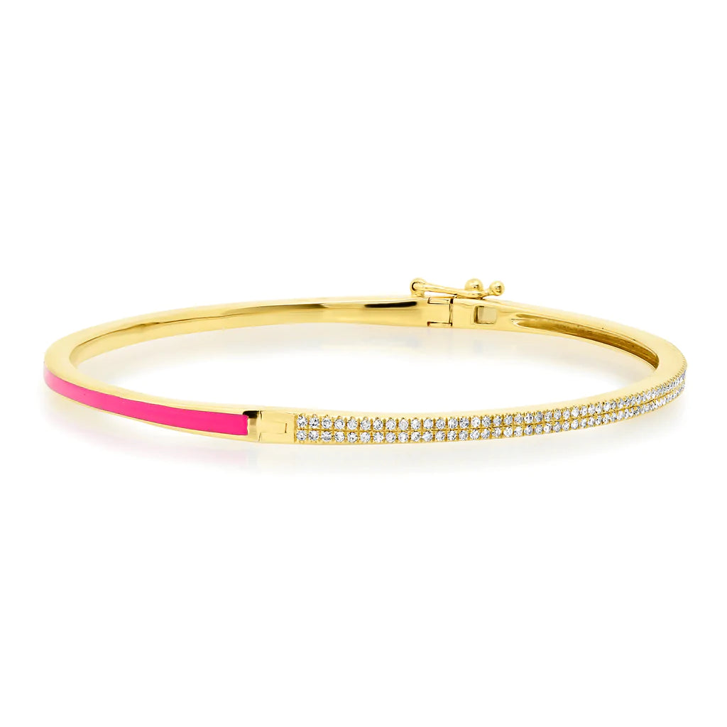 DIAMOND ENAMEL BRACELET