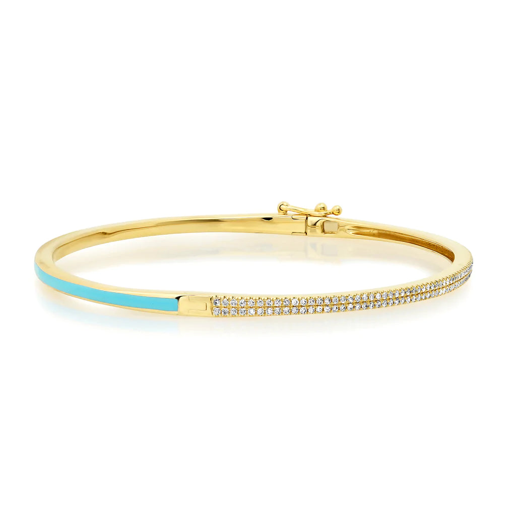 DIAMOND ENAMEL BRACELET