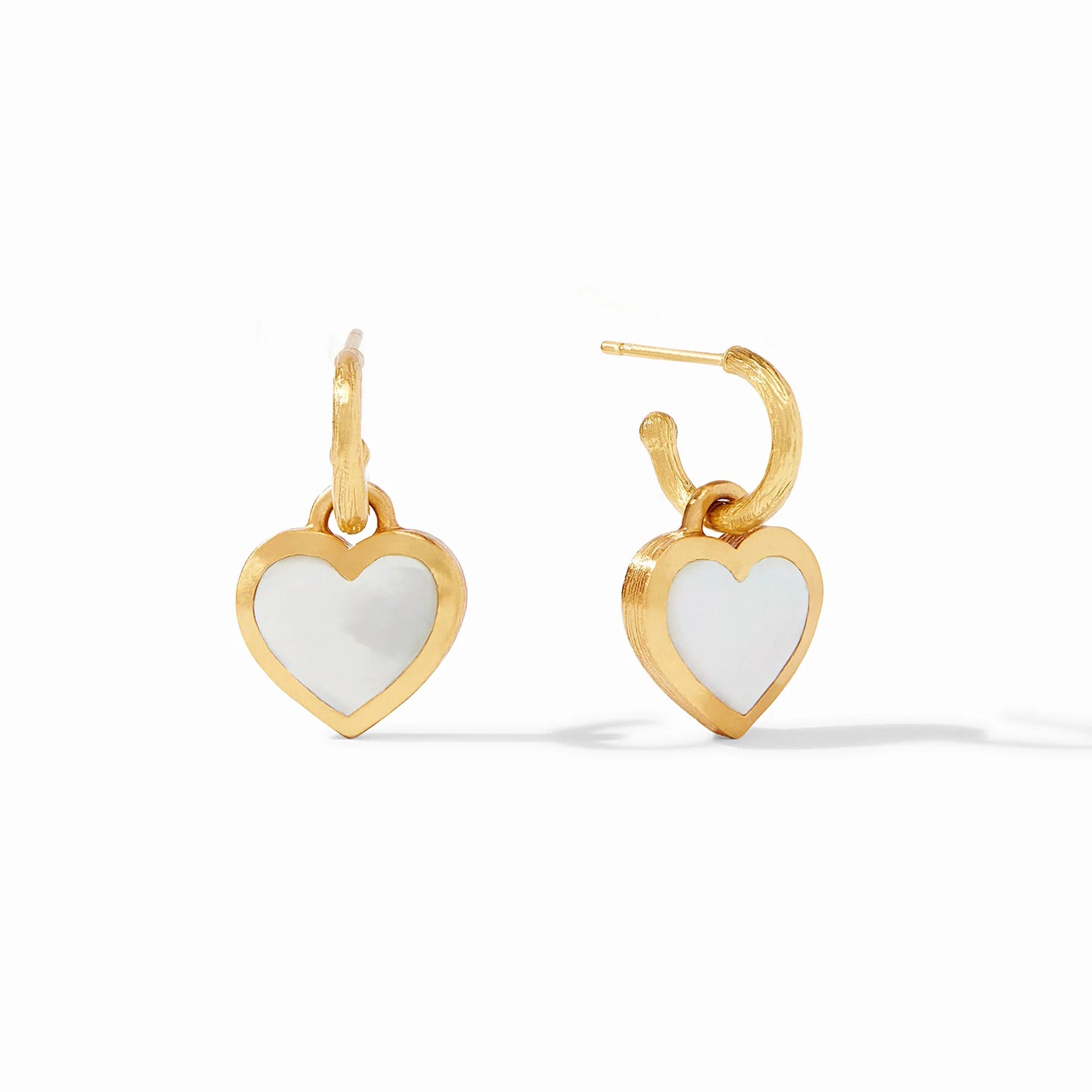 Heart Hoop & Charm Earring