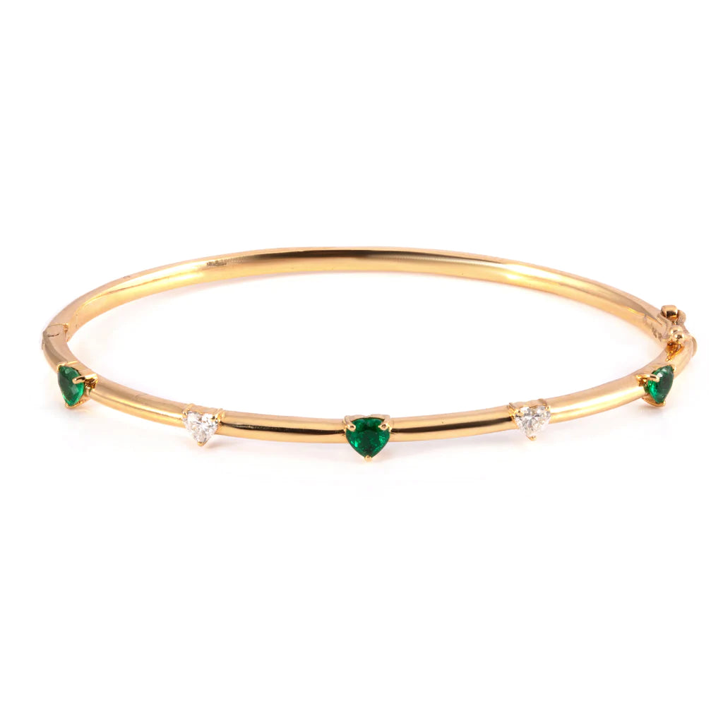 EMERALD DIAMOND BRACELET