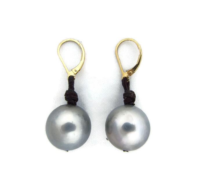Deluxe Tahitian Drop Earrings