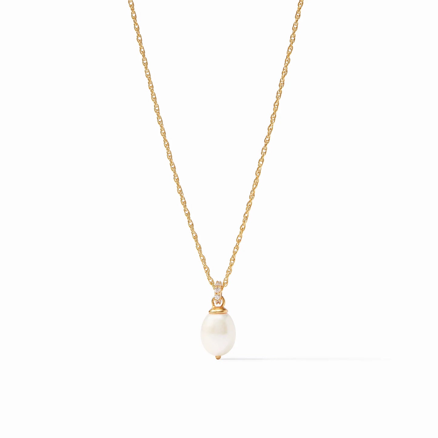 Celeste Pearl Solitaire Necklace