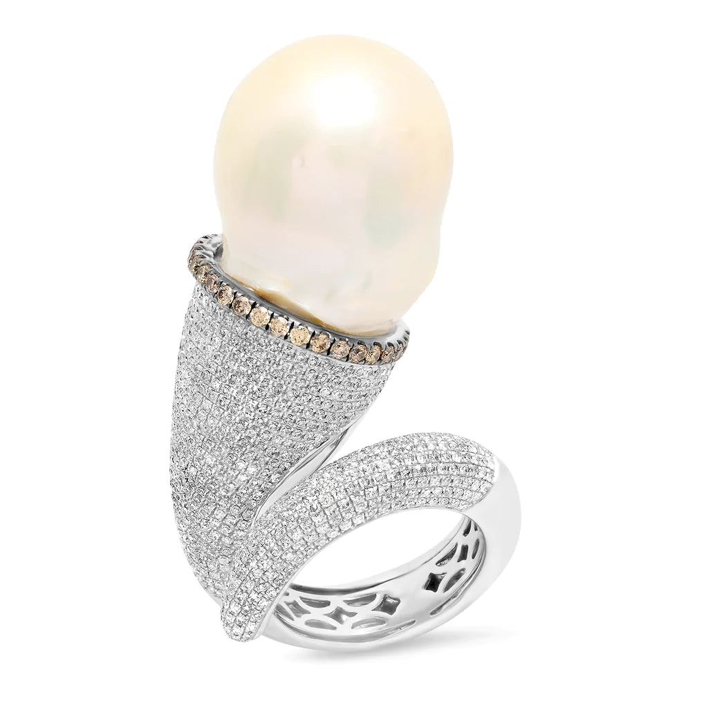 PEARL SWIRL RING
