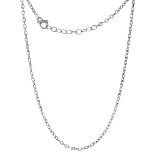 EXTRA SMALL CHAIN WITH A SINGLE DIAMOND CLASP