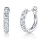 0.81CT DIAMOND HUGGIE EARRING