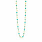 Multi Stone Long Necklace
