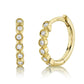 0.11CT DIAMOND HUGGIE EARRING