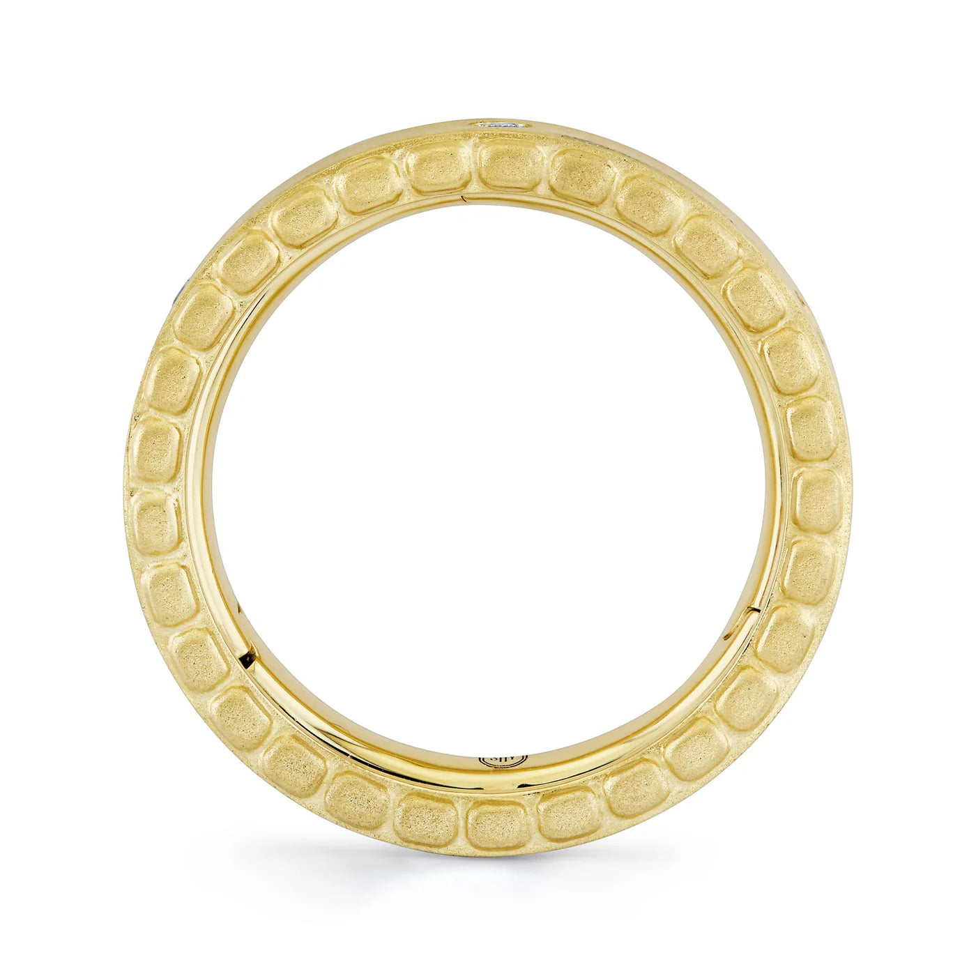 0.23CT DIAMOND MATTE OMNIFIT MEN'S BAND