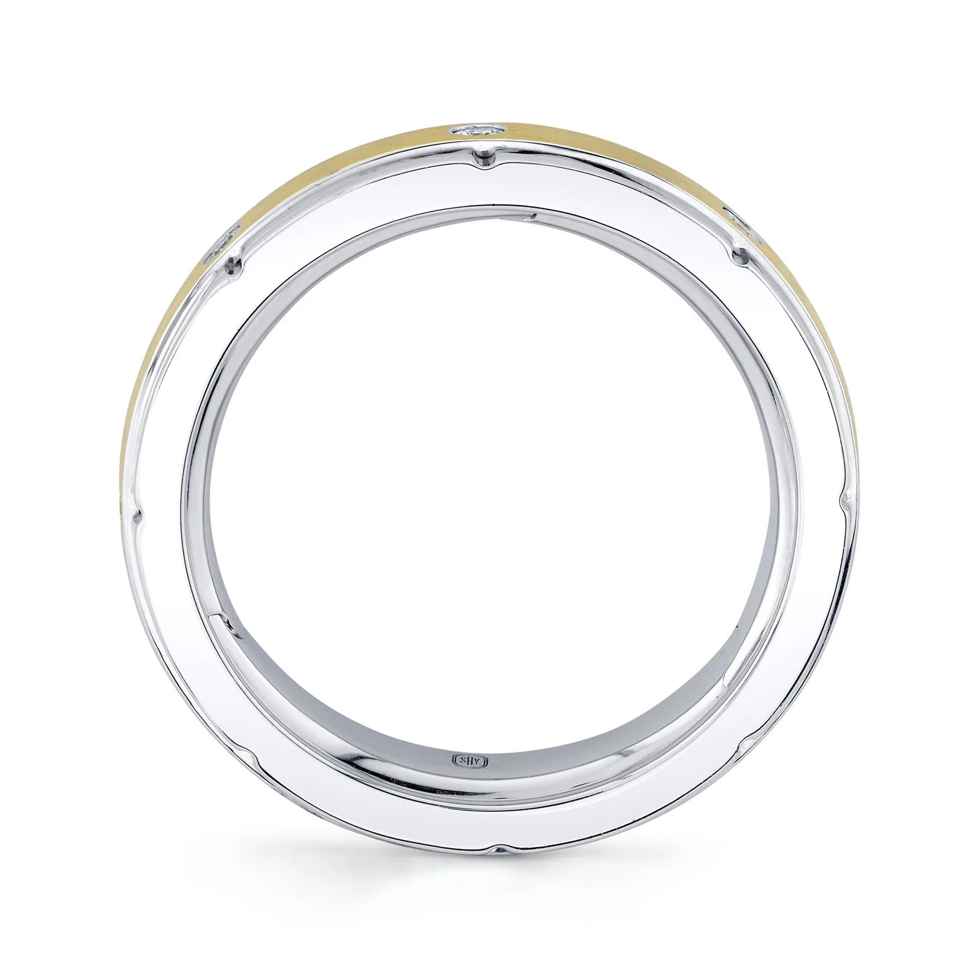 0.15CT DIAMOND MATTE OMNIFIT MEN'S BAND