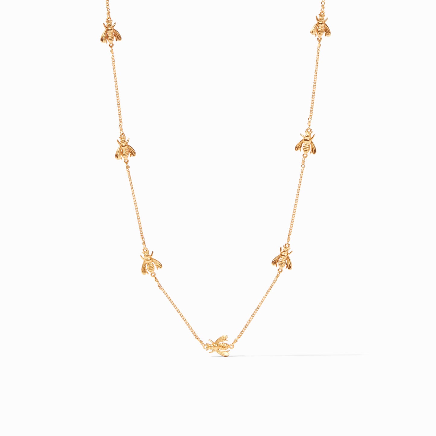 Delicate chain with delightful bee stations.