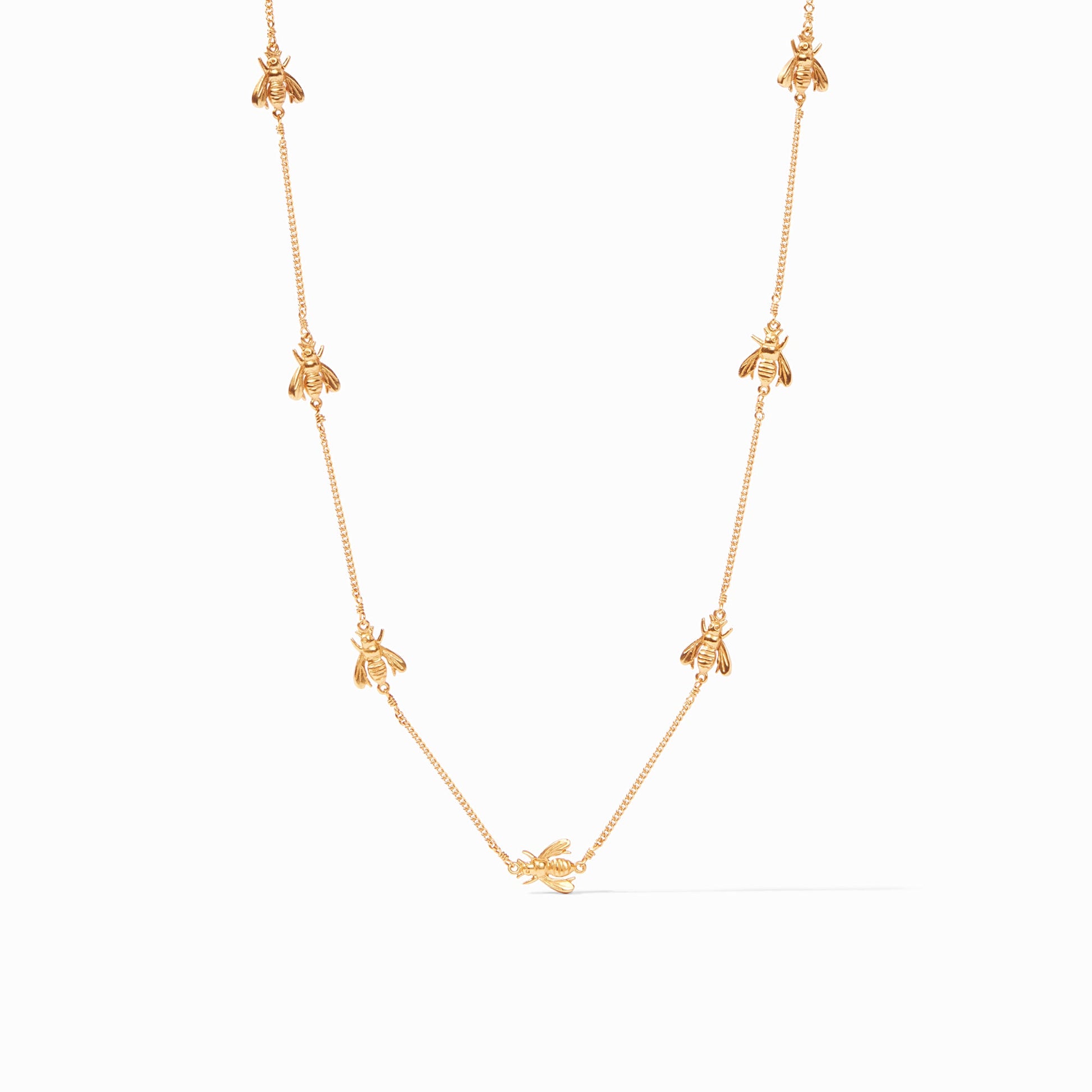 Delicate chain with delightful bee stations.