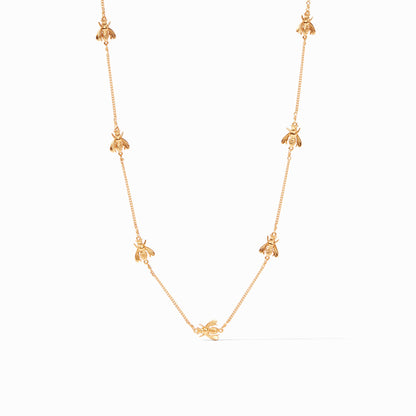 Delicate chain with delightful bee stations.