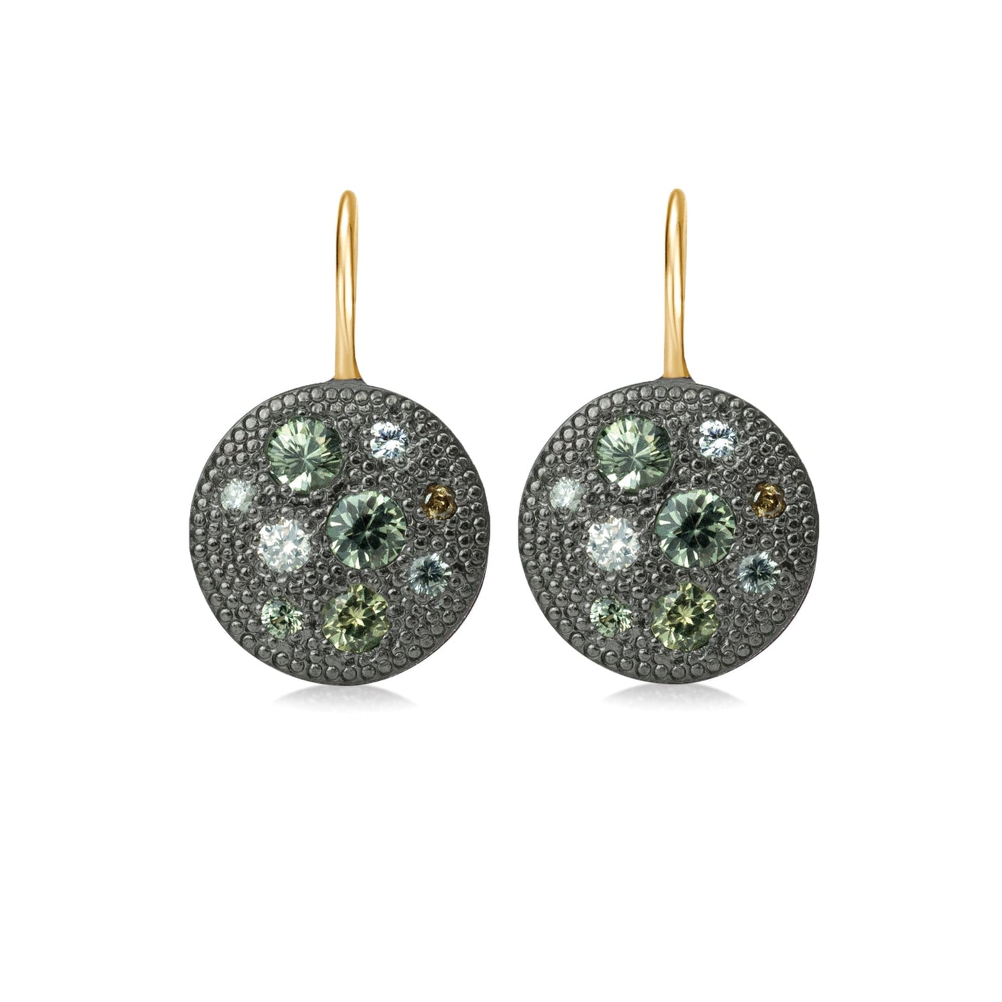 Carmen Green Sapphire Earrings