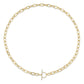 0.13CT DIAMOND PAPER CLIP LINK NECKLACE