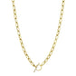 0.13CT DIAMOND PAPER CLIP LINK NECKLACE