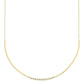 0.46CT DIAMOND BEZEL NECKLACE