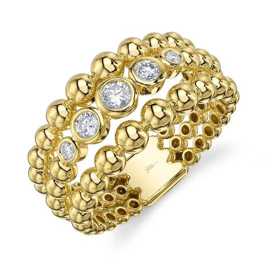 0.31CT DIAMOND BEZEL RING