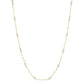 CULTURED PEARL SPARKLE CHAIN NECKLACE