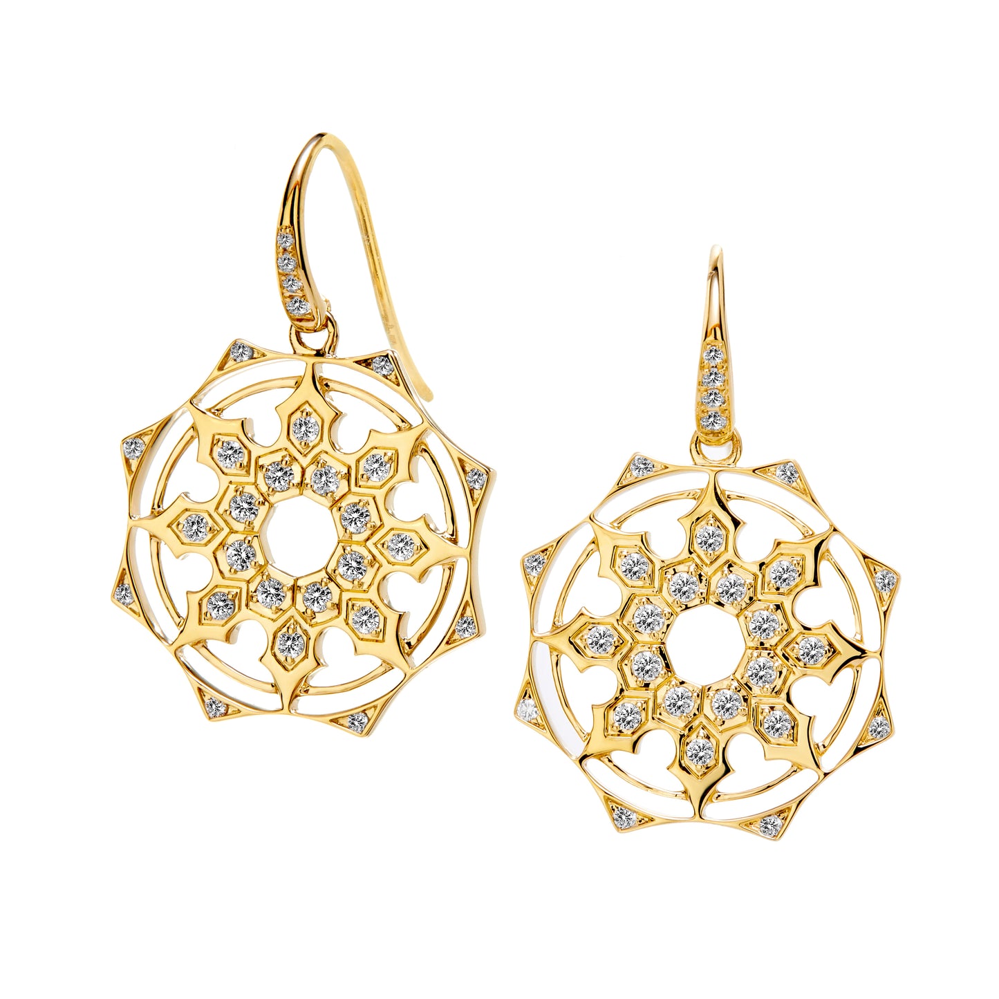 Cosmic Octa Diamond Earrings