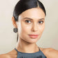 Black Coral Diamond Earrings