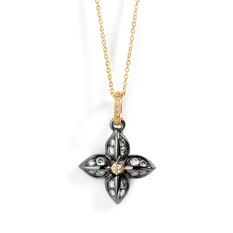 Jardin Diamond Flower Necklace