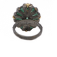 Oval Emerald and Crivelli Statement Ring