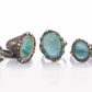 Oval Emerald and Crivelli Statement Ring