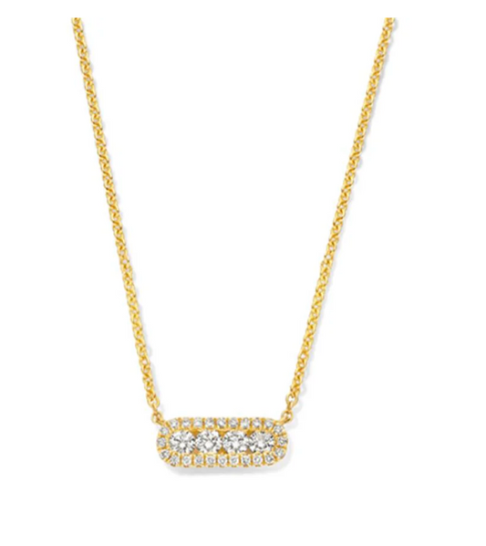 Hulchi Belluni - Diamonds and 18K Yellow Gold Necklace