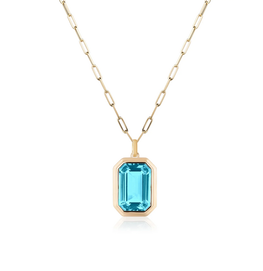 Emerald Cut Pendant