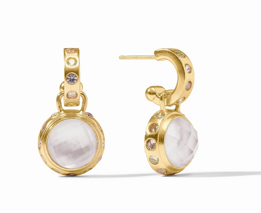 Rainbow Hoop & Charm Earring