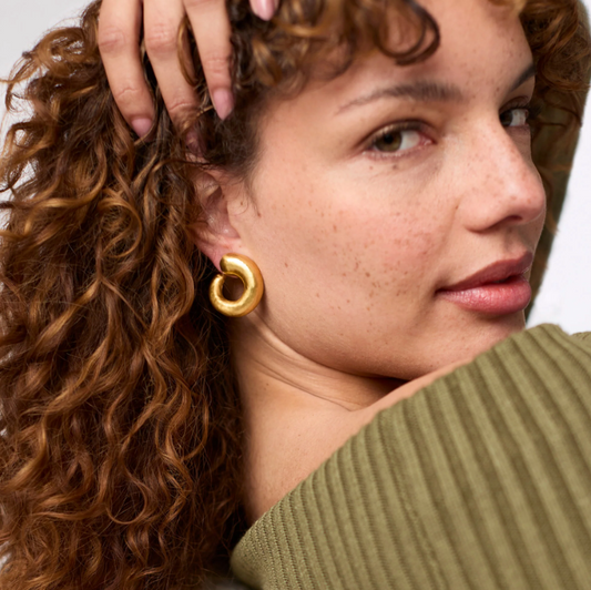 Solara Spiral Earring