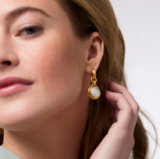 Solara Hoop & Charm Earring