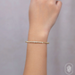 0.50CT 14K Y/G DIAMOND BEZEL BANGLE