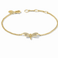 Dragonfly Pave Delicate Bracelet