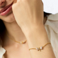 Dragonfly Pave Delicate Bracelet