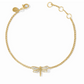 Dragonfly Pave Delicate Bracelet
