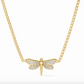 Dragonfly Pave Delicate Necklace