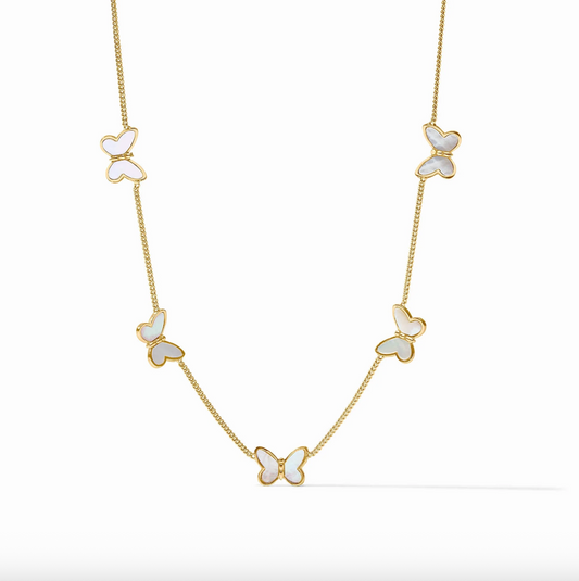 Papillon Delicate Station Necklace