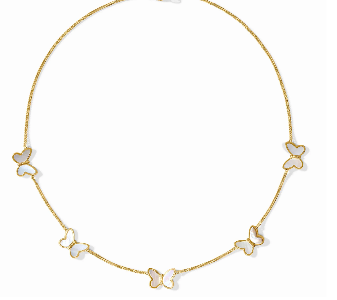 Papillon Delicate Station Necklace