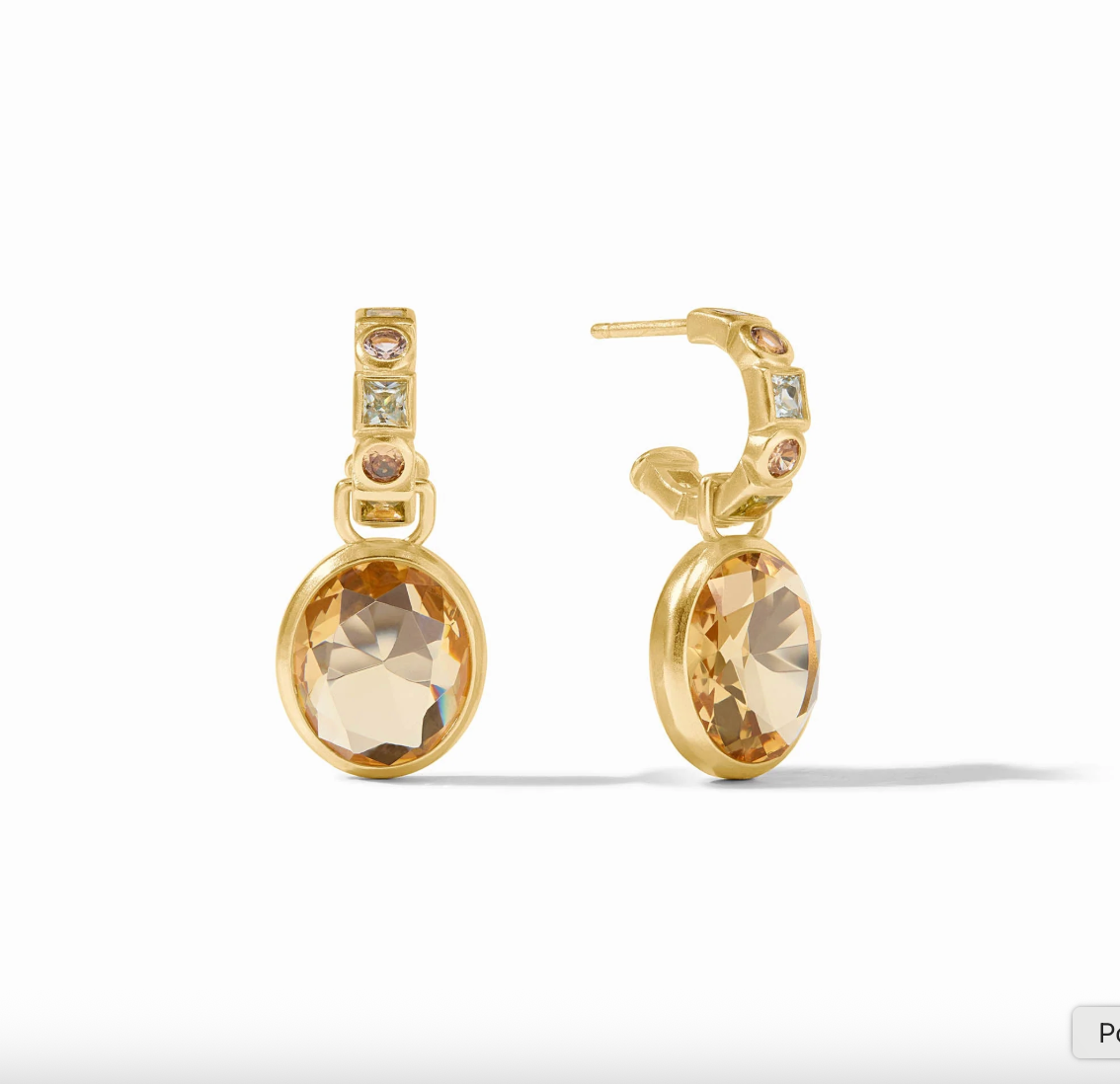 Jolie Hoop & Charm Earring