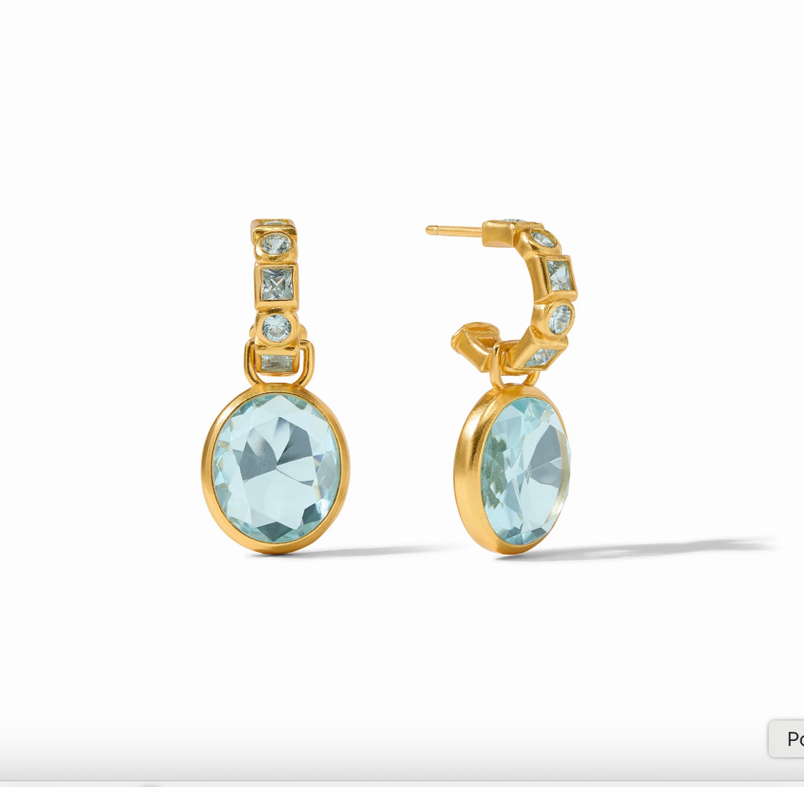 Jolie Hoop & Charm Earring