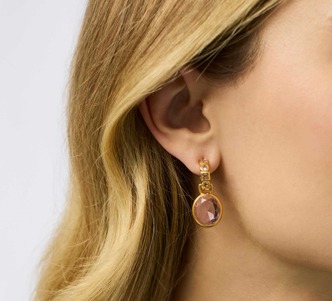 Jolie Hoop & Charm Earring