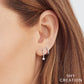 0.07CT DIAMOND HUGGIE EARRING