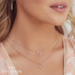 0.07CT DIAMOND LOVE KNOT CIRCLE NECKLACE