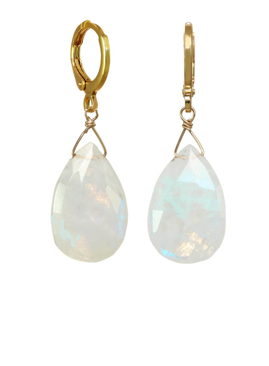 Rainbow Moonstone Teardrop