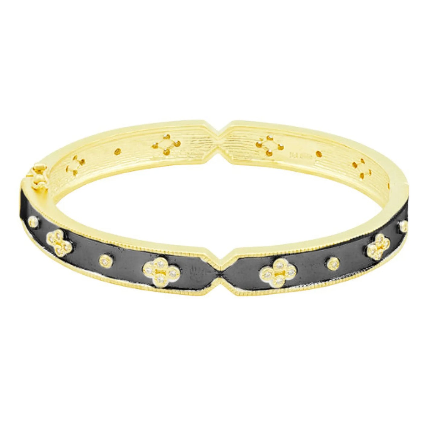 Iconic Clover Hinge Bangle