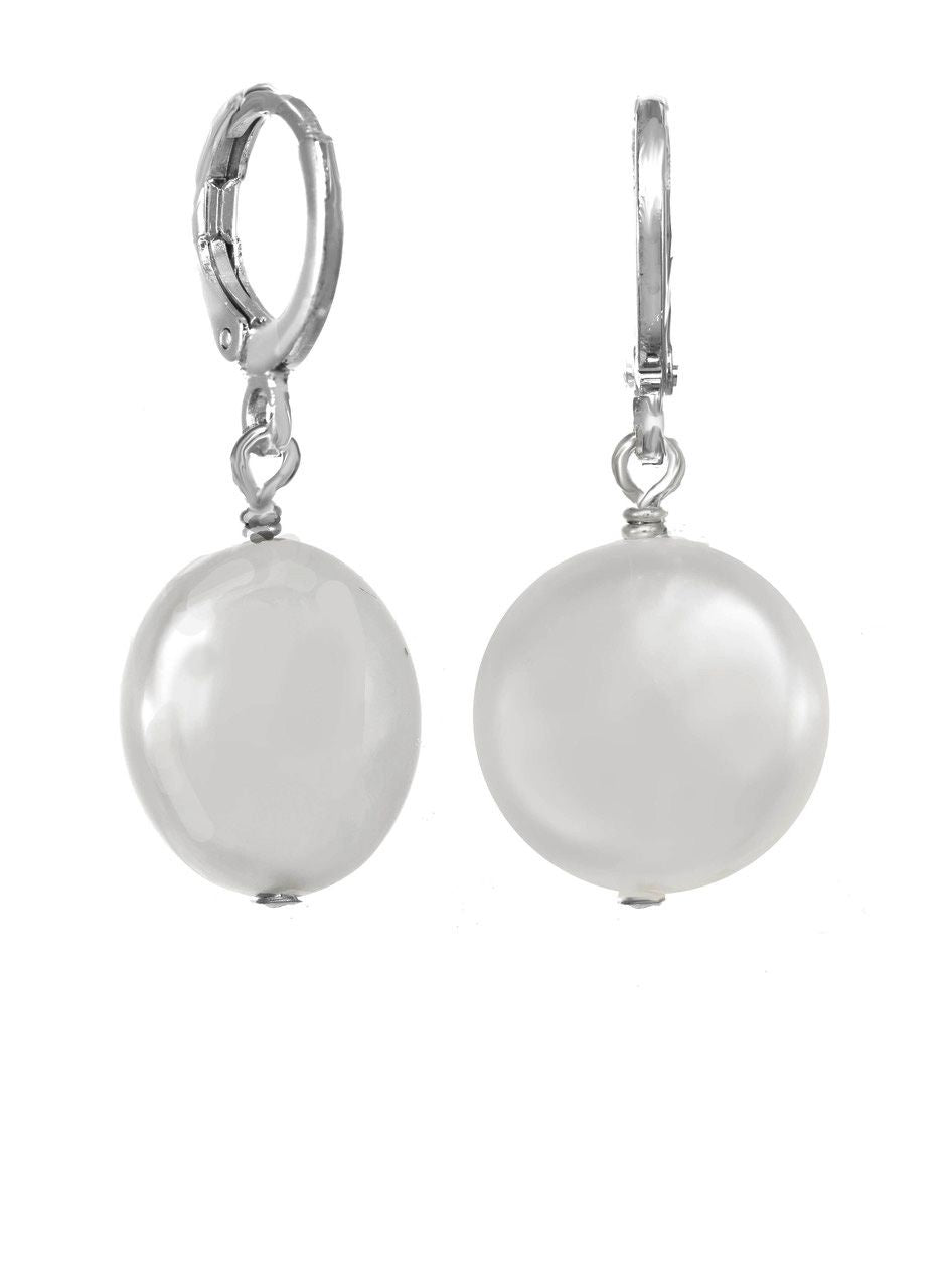 White Freshwater Coin Pearl