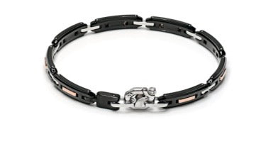 Baraka Black & Stainless Steel Bracelet